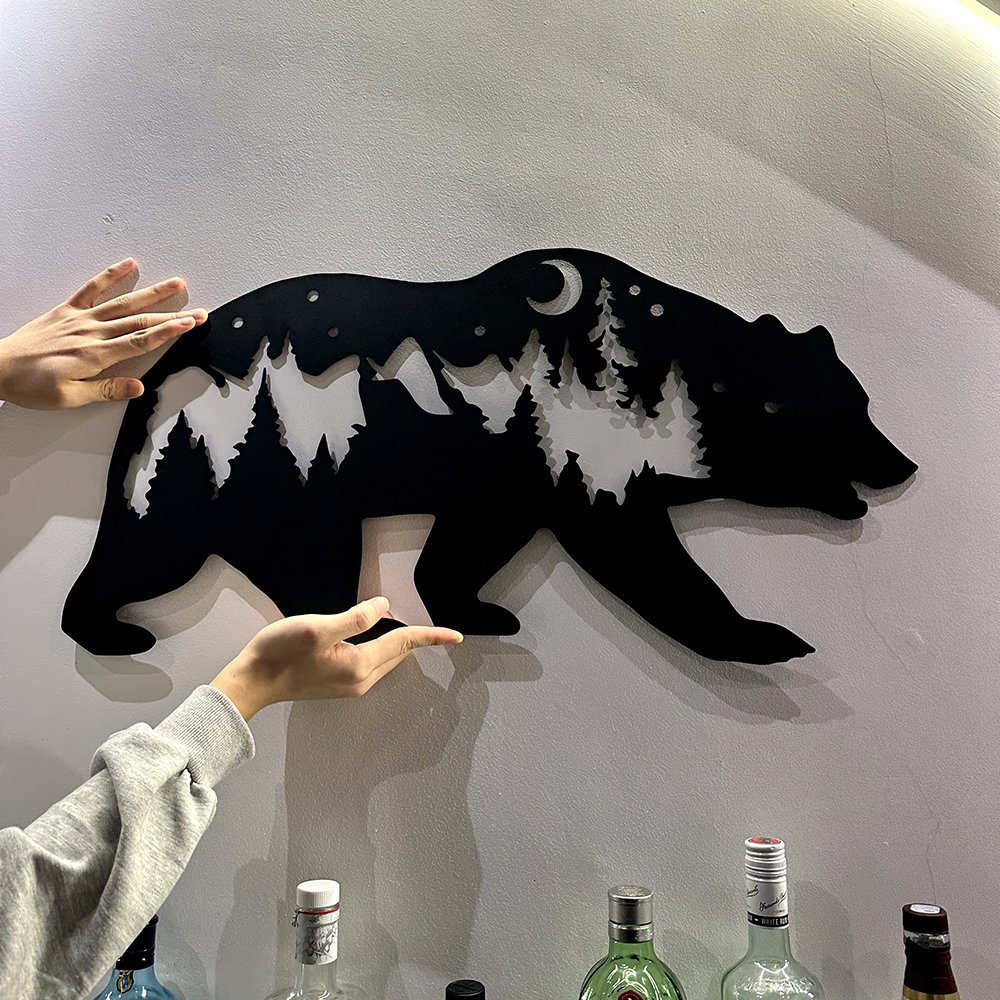 Bear - Metal Wall Art