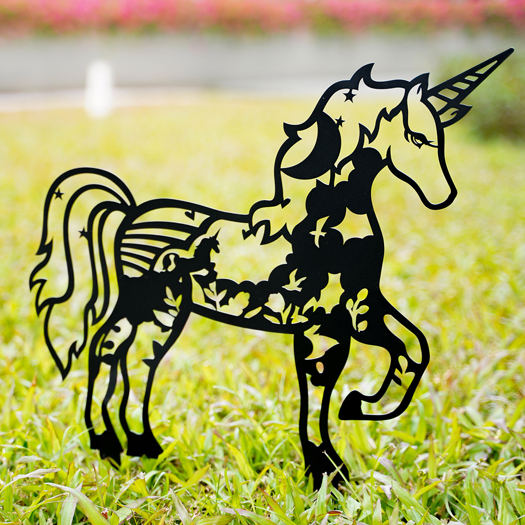 Metal Unicorn- Garden Decor Art