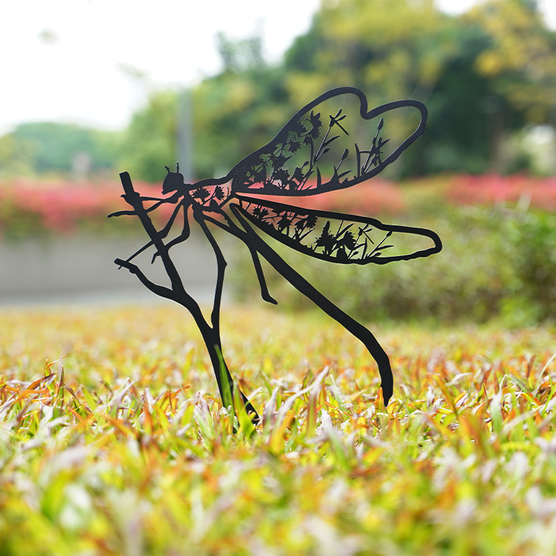 Metal Dragonfly - Garden Decor Art