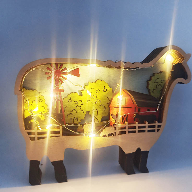 Summer Sale - Animal Farm Carving Handcraft Gift