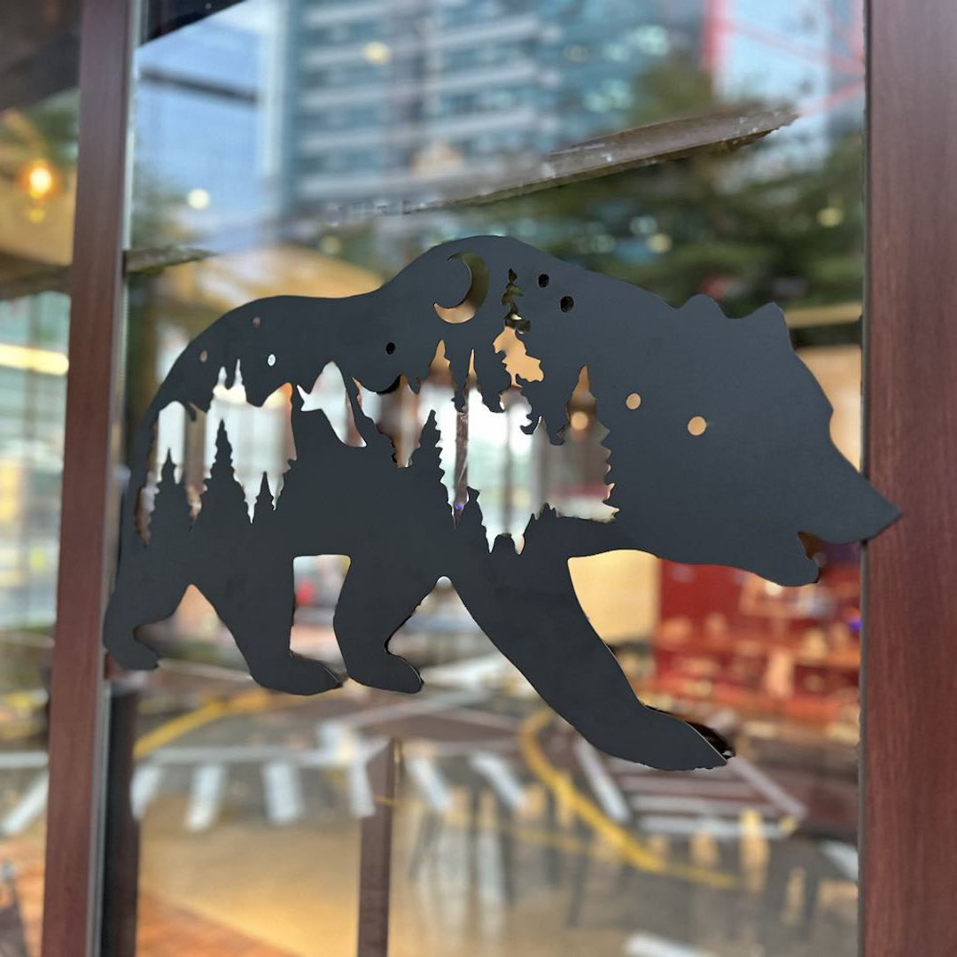 Bear - Metal Wall Art