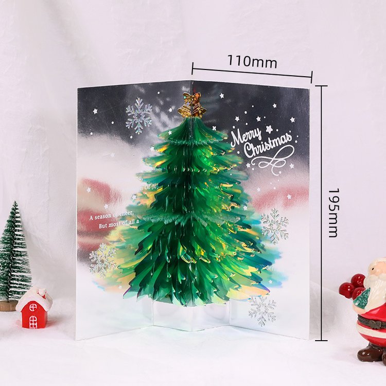 Machine made Paper Christmas Greeting Cards