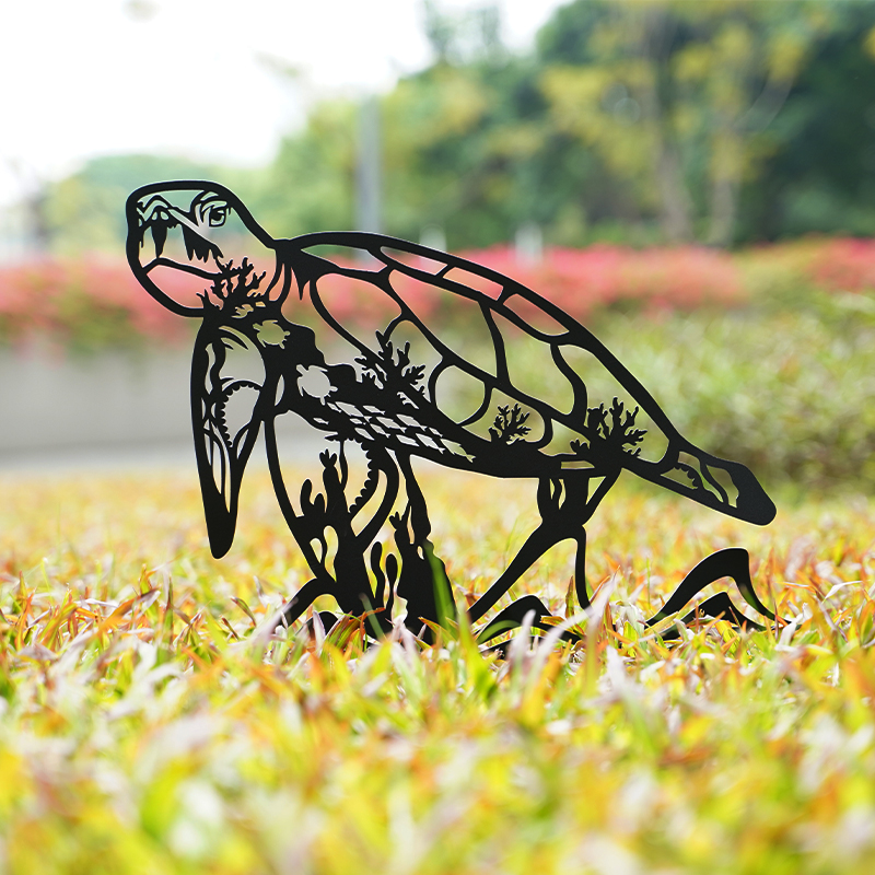 Metal Turtle - Garden Decor Art