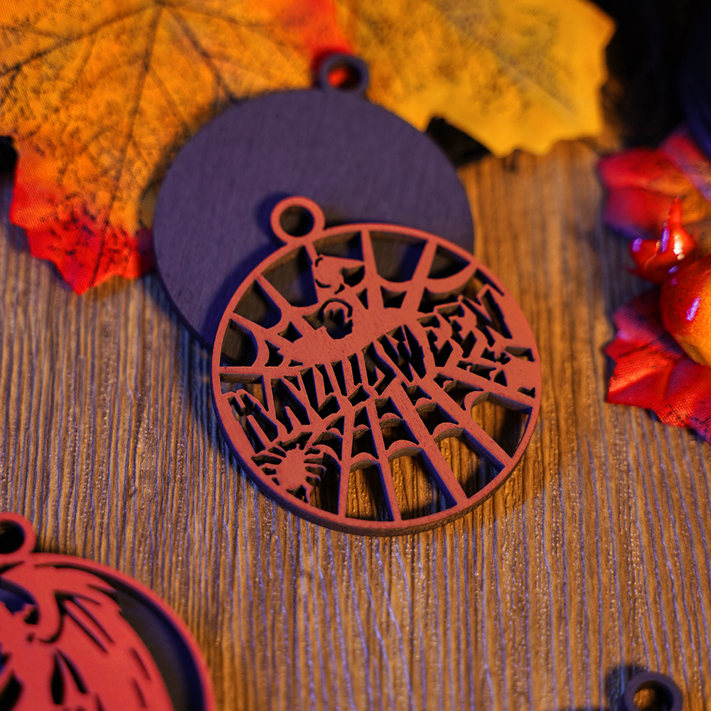 Halloween Wood Carving Ornaments, Doors & Windows Decorations Hanging  Classic Series