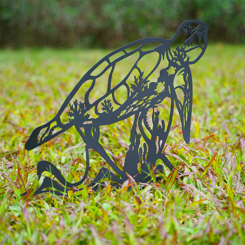 Metal Turtle - Garden Decor Art