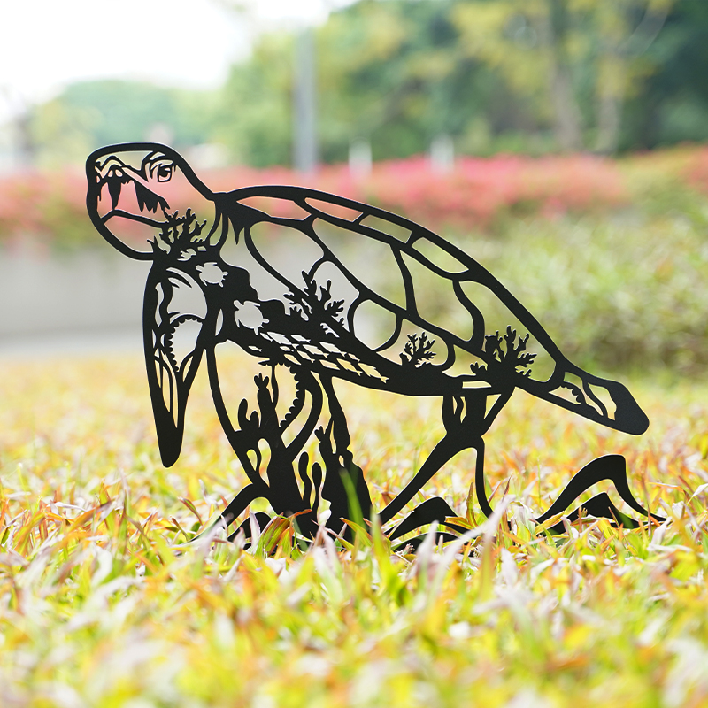 Metal Turtle - Garden Decor Art